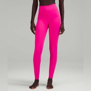 Lululemon Align High Rise Pant 28” in Sonic Pink